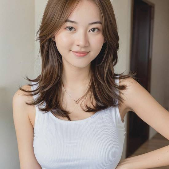 好看的发型女生中长发，中长发女生，选对发型，美出圈