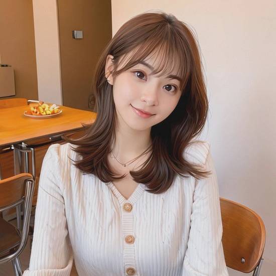 好看的发型女生中长发，中长发女生，选对发型，美出圈