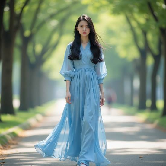 浅蓝色裙子配什么颜色鞋子，浅蓝裙子鞋子颜色搭配指南