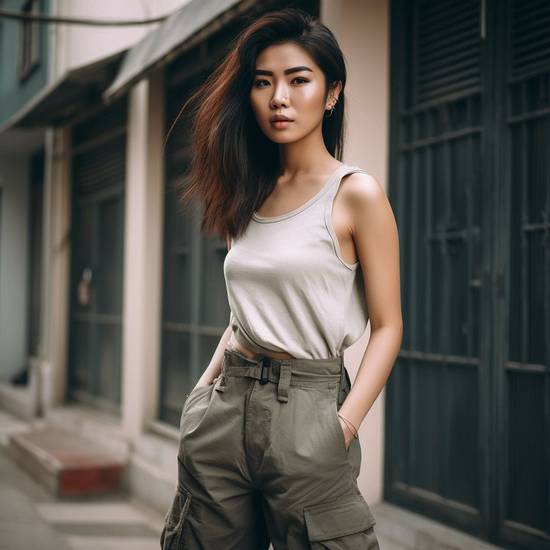 军绿色上衣配什么颜色裤子好看，军绿色上衣最佳配色方案，10种裤装穿出高级感