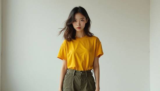 皮肤黄适合穿什么颜色的衣服，黄皮穿搭指南：显白色系精选