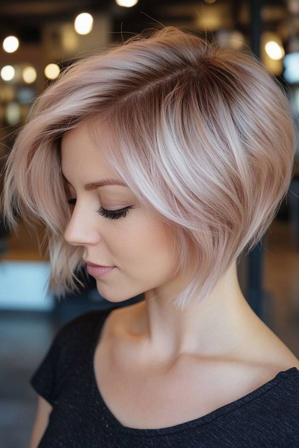 适合圆脸的短发发型，圆脸短发剪裁指南