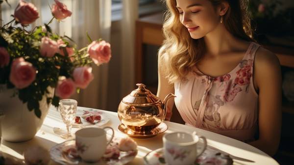 女人喝玫瑰花茶有什么好处，美人如花茶养颜：玫瑰花茶的七大美容养生奥秘