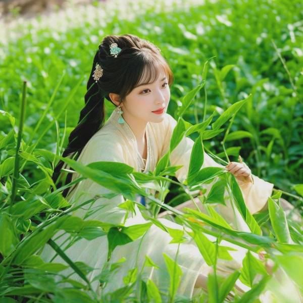 喜欢百合花的女人性格，溪边折取三茎玉，照影犹胜水仙妆