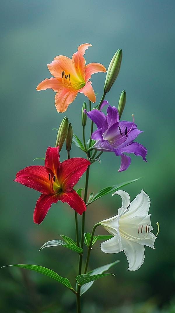 喜欢百合花的女人性格，溪边折取三茎玉，照影犹胜水仙妆