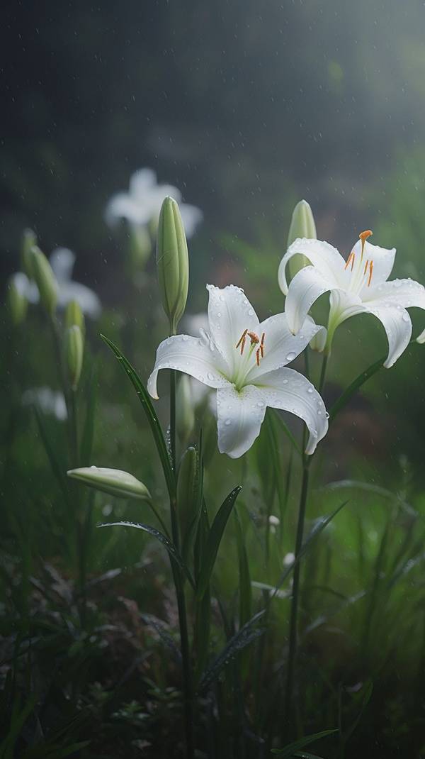喜欢百合花的女人性格，溪边折取三茎玉，照影犹胜水仙妆