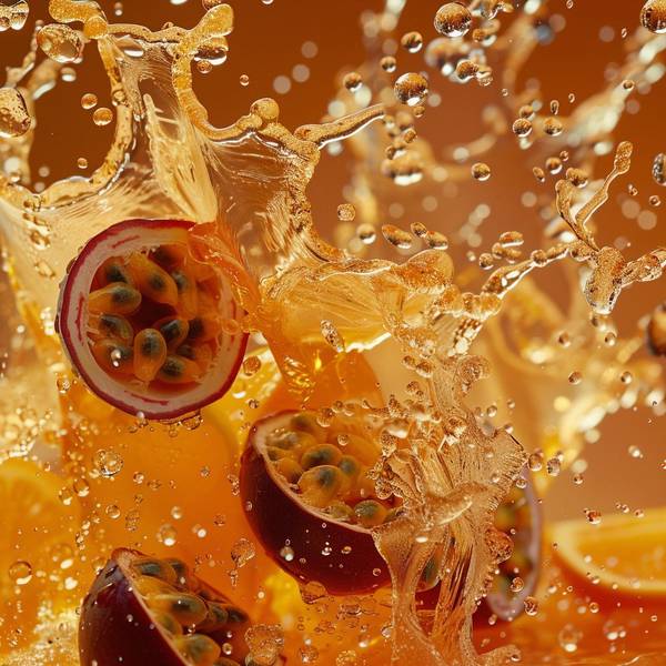 女人吃百香果的好处，补充天然维C、美容养颜护骨骼的百香果（AI生成）