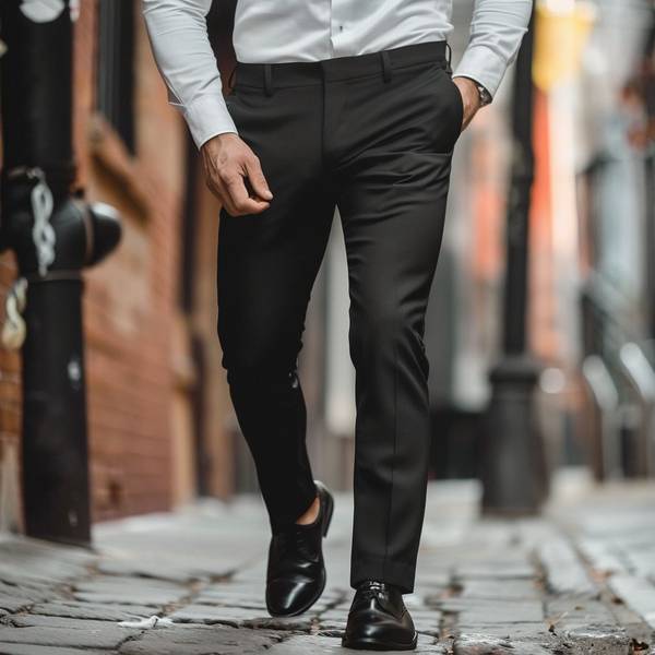 黑色裤子配什么颜色鞋子，最适合黑色裤子的5种鞋色搭配与避坑指南