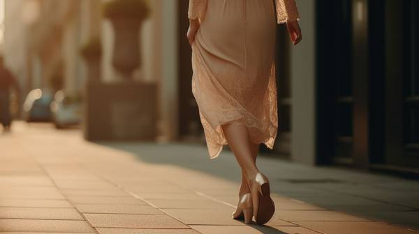 粉色连衣裙配什么鞋子，粉色连衣裙搭配指南：从高跟鞋到运动鞋的完美选择