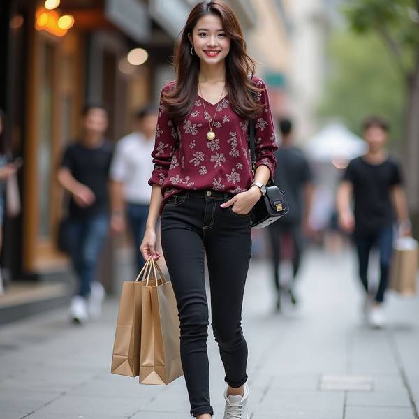 深蓝色牛仔裤配什么颜色上衣，深蓝牛仔裤的18款绝配上衣这样穿才出彩