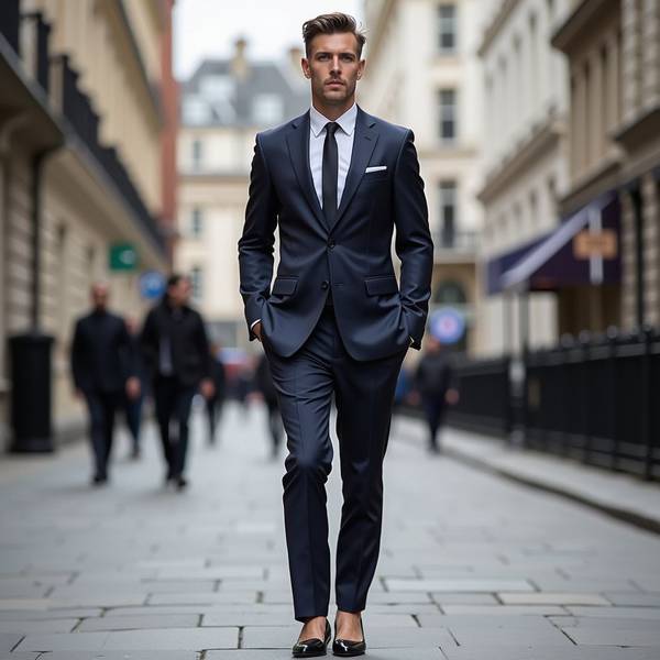 藏青色裤子配什么鞋子，藏青色裤子与各风格鞋履的时尚搭配指南