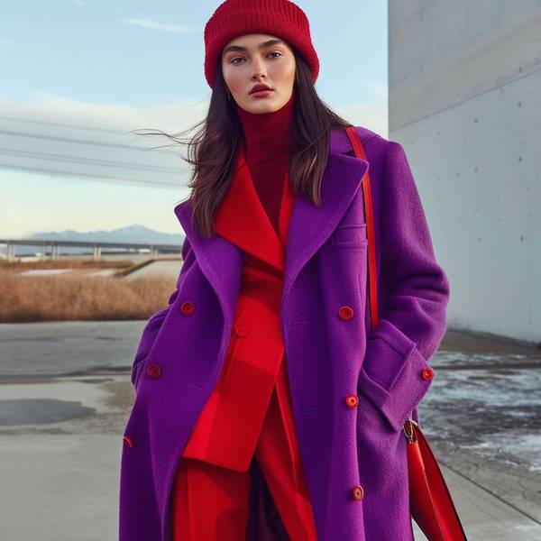 穿衣颜色搭配口诀，冬日衣橱配色秘籍：7句口诀解锁高级感穿搭法则