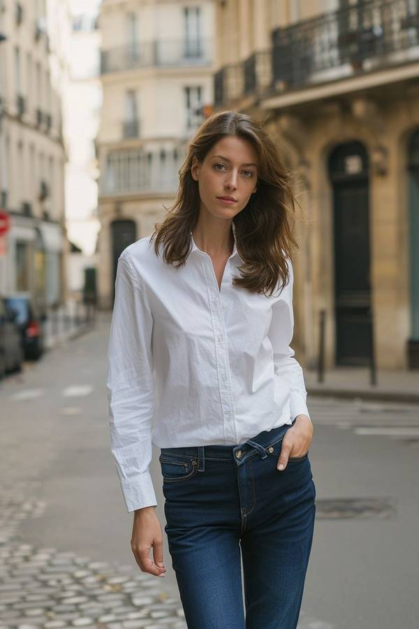 衬衫与牛仔裤怎样搭配，精裁衬衫与丹宁：五套日常造型解锁率性风尚