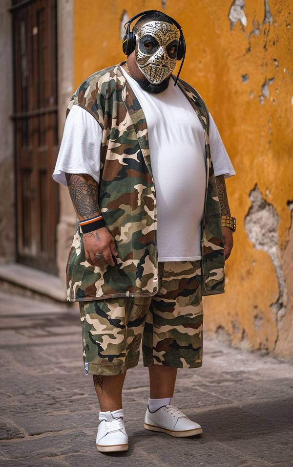 200斤男胖子穿衣搭配，200斤壮硕型男穿搭指南：藏肉显瘦显高时尚攻略