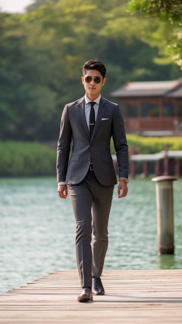 灰色西装配什么颜色鞋子，灰色西装与鞋履色彩搭配终极指南