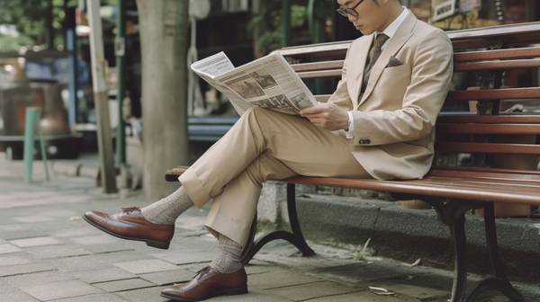 休闲西裤配什么鞋子男，简约休闲风搭配指南：男士西裤与七款鞋履的完美融合方案