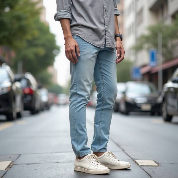 浅色牛仔裤配鞋禁忌，浅色牛仔裤最搭鞋款与避雷指南