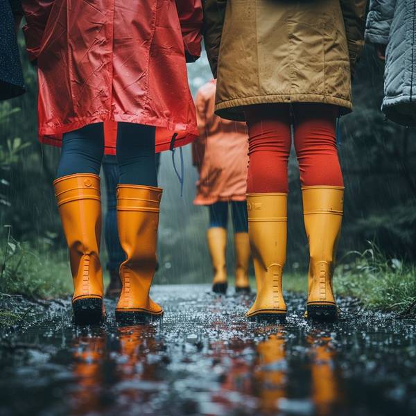 下雨天穿什么鞋子合适，20款雨鞋实测：暴雨天这样穿最防水又时尚