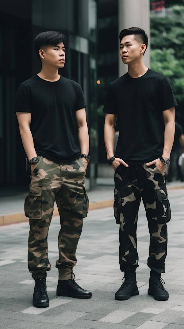 男士迷彩裤配什么鞋子，秋冬男士迷彩裤搭配指南：这5款鞋子最显潮流范儿