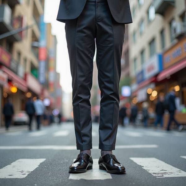 休闲西裤配什么鞋子男，简约休闲风搭配指南：男士西裤与七款鞋履的完美融合方案