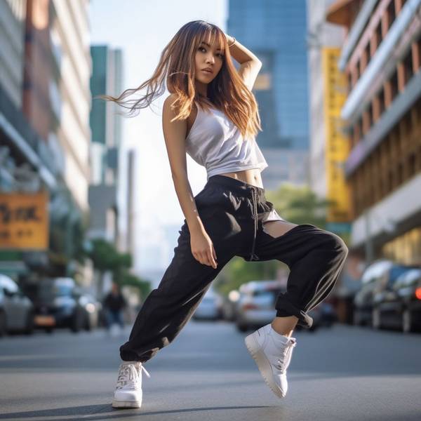彩色的鞋子配什么裤子，彩色运动鞋搭配这5条裤子太时尚百搭了