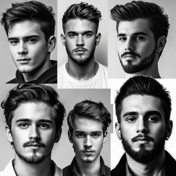 圆脸男生适合的发型,圆脸男生发型选择指南:修饰脸型提升气质