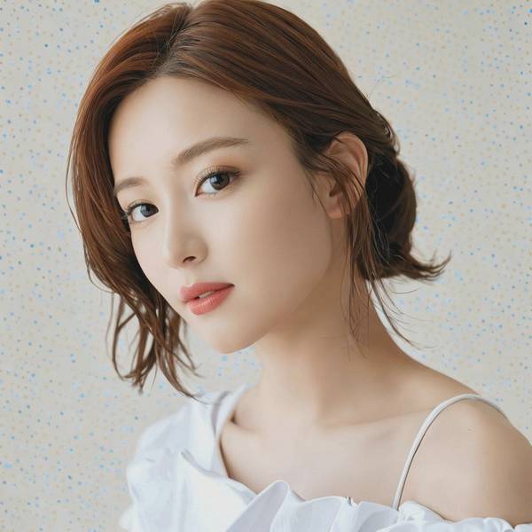 中短发怎么扎好看，中短发每日造型指南，三款扎发显瘦又减龄