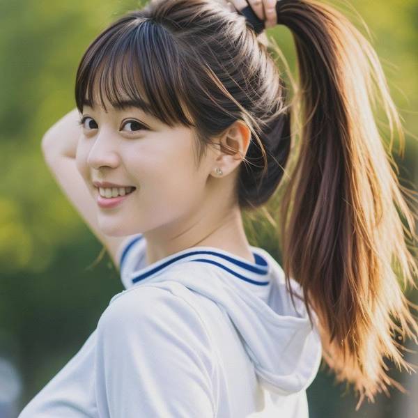 初中生发型女漂亮简单，初中女生简约清新发型指南 提升气质的简单扎法