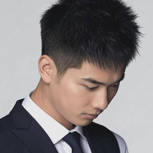 中学生头型男生短发，短发男生发型全攻略，帅气利落彰显青春朝气