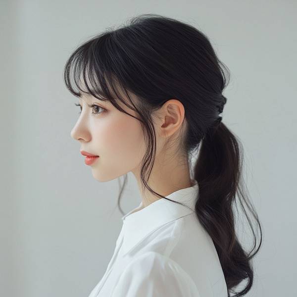 低马尾怎么扎好看，简单3步低马尾扎法，让你优雅气质一整天