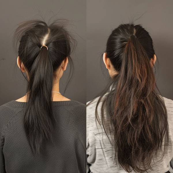 扎马尾后面的碎头发怎么办,完美解决马尾碎发烦恼的实用造型指南