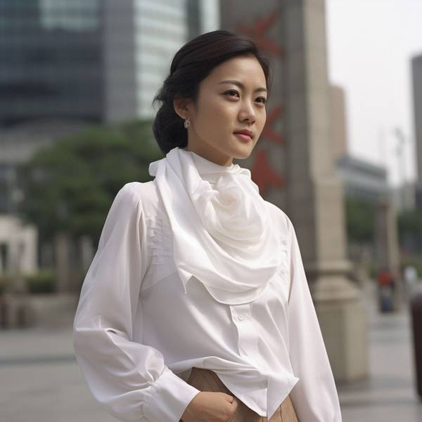 丝巾变衣服的简单打法，丝巾秒变时尚上衣简易穿搭指南