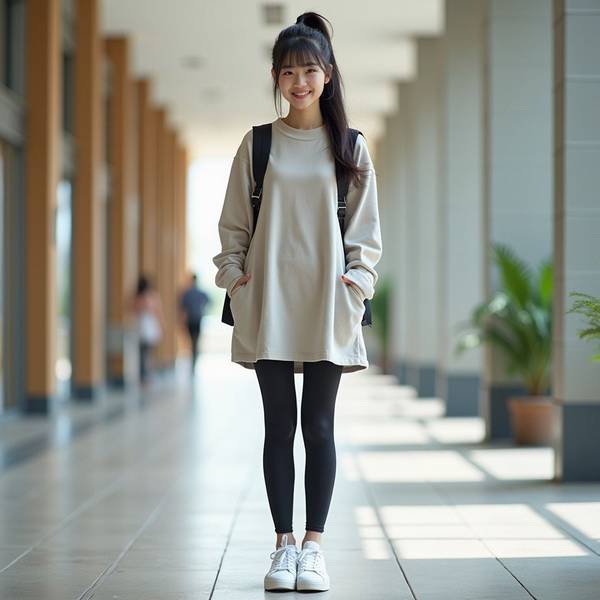 秋季服装搭配女学生,青春不过季:15套校园秋日穿搭公式点亮你的黄金十月