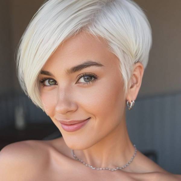 女人短发最新发型，短发新风尚：展现干练优雅的最新发型设计