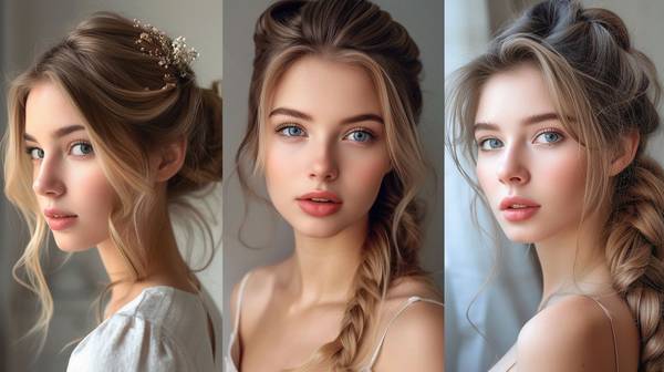 女孩漂亮发型扎法，让女孩每天闪闪发光的25款绝美日常发型教程