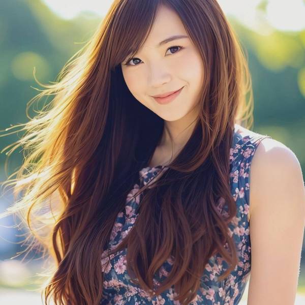 适合圆脸的发型中长发,圆脸福音中长发遮肉显瘦发型指南