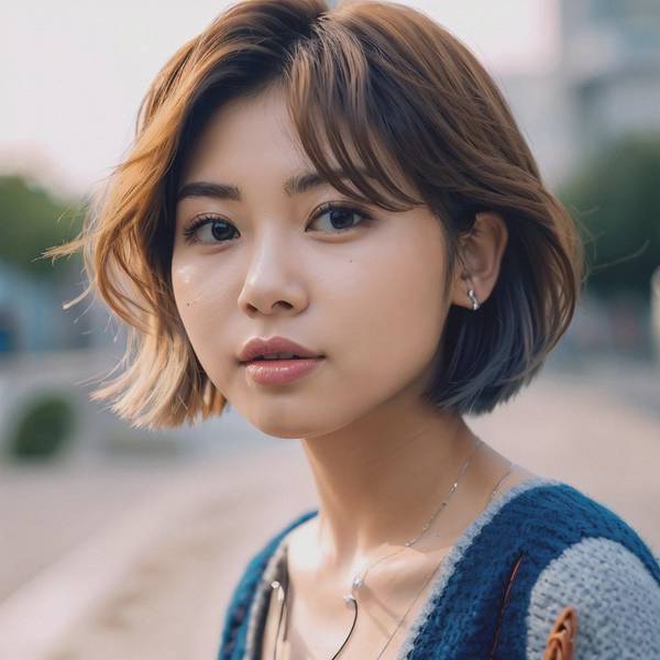 圆脸女生短发发型，圆脸女生的短发逆袭指南完美修饰脸型秘籍