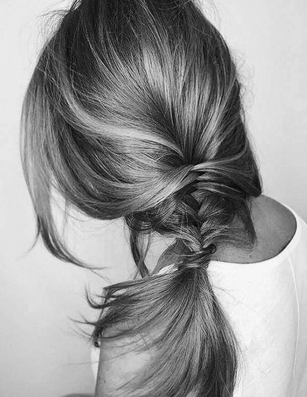 自己扎头发最简单漂亮,一绳一结,两分钟搞定漂亮日常发型