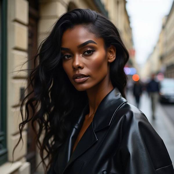 皮肤黑的人适合什么发型，深色肌肤发型的黄金法则：五款显白造型秘籍