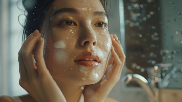 洁面乳的正确使用方法,深层净颜:5步解锁洁面乳正确使用的焕肤密码