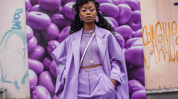 紫色适合什么肤色的人，紫色系穿搭指南：适合这些肤色的穿搭配色法则