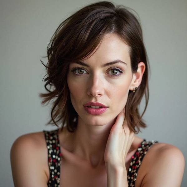 脸长的人适合什么发型，小脸长星人的专属发型指南：扬长避短重塑面部轮廓