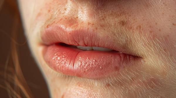 上嘴唇长痘痘是什么原因，解码上唇痘痘频发：四个关键诱因与应对策略