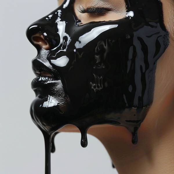 白面膜和黑面膜的区别，白面膜补水亮肤，黑面膜深层清洁功效对比