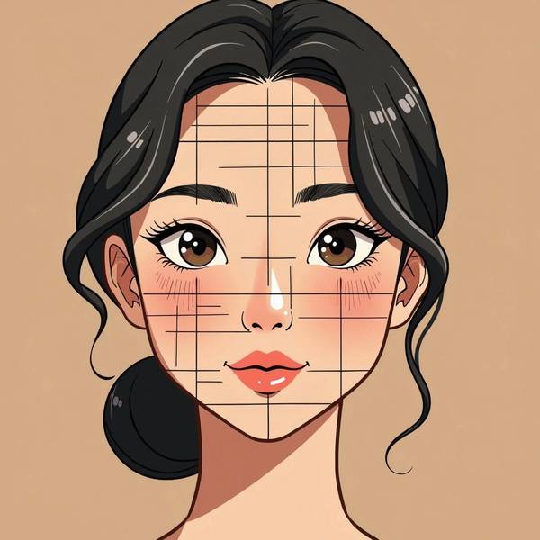 颧骨高和颧弓高区别图，以对比图表形式清晰展示颧骨高与颧弓高的区别，包含示意图和标注文字，风格简洁明了，便于理解两者差异