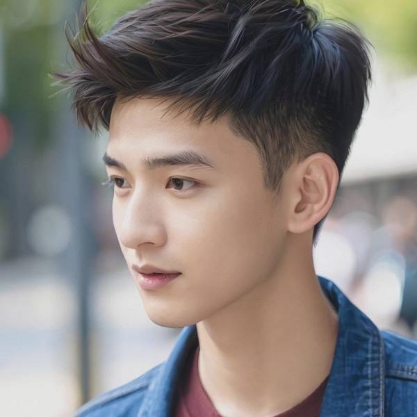 不烫不染男生自然发型，蓬松清爽露额短发，重塑阳光校草少年感