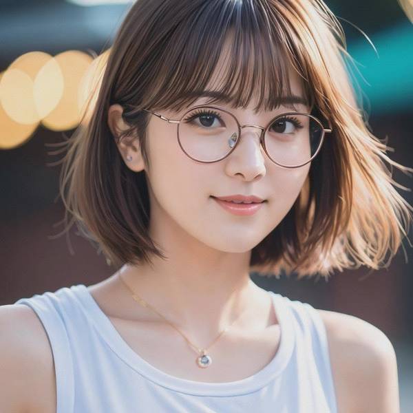 戴眼镜适合什么刘海，八款修饰脸型眼镜刘海造型，拯救近视眼时尚困局