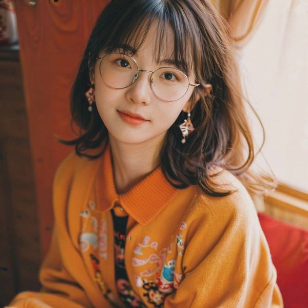 戴眼镜适合什么刘海，八款修饰脸型眼镜刘海造型，拯救近视眼时尚困局