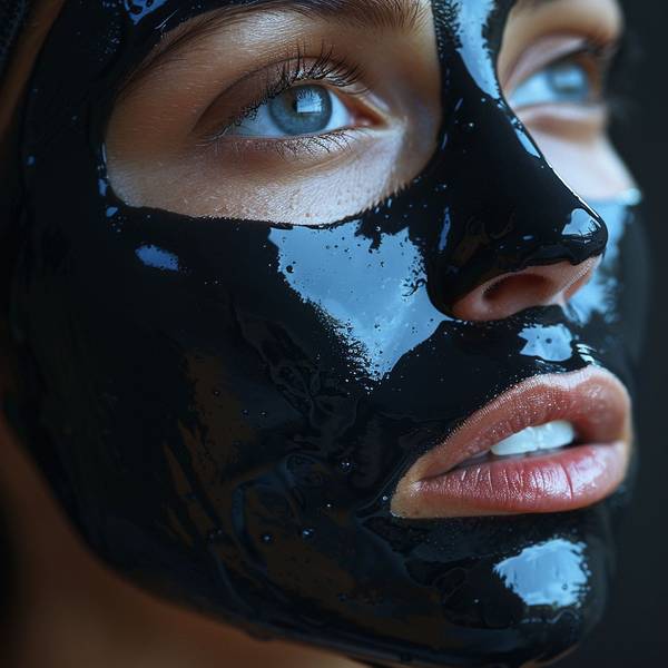 白面膜和黑面膜的区别，白面膜补水亮肤，黑面膜深层清洁功效对比