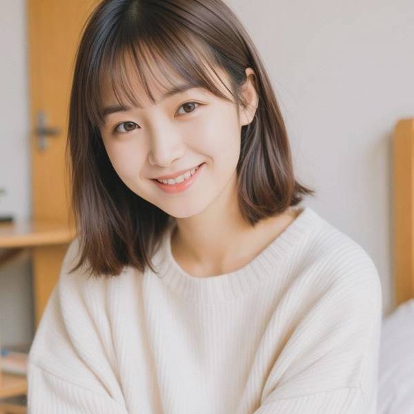 瓜子脸适合剪什么刘海,瓜子脸女生最适配的显瘦刘海指南来啦